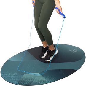 Jump Rope Mat | Absorbs Impact and Helps Prevent Injuries | Indoor & Outdoor Jump Rope Pad | Includes Carrying Bag | Protects Floors and Equipment | Skipping Mat | Shock Absorbent Jump Mat
