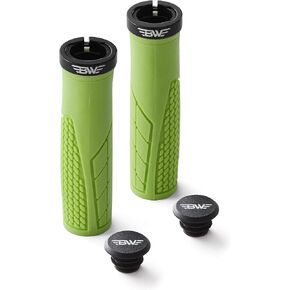 BW USA Ergo-Lock 1.0 Grips – Dual Lock-On MTB Bike Handlebar Grips - Multiple Color Options