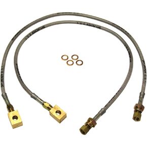 Skyjacker (FBL93) 4"- 6" Stainless Steel Brake Line - Pair