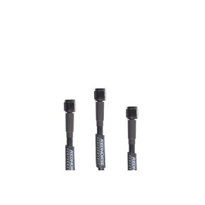 3302-04-36 Straight -4 To Straight -4 36" Pre-Assembled Brake Line-Black