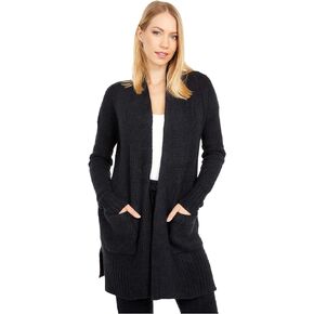 Barefoot Dreams CozyChic Lite كاردي طويل لعطلة نهاية الأسبوع، سترة طويلة الأكمام كبيرة الحجم ...