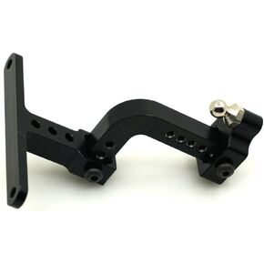 Aluminum Adjustable Drop Hitch Receiver for 1/10 Axial SCX10 RC Model Crawler Car Black #C