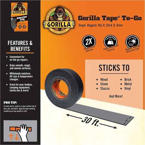 Gorilla Glue Gorilla Tape to-Go Travel Size Roll in Saudi Arabia