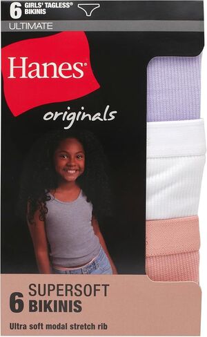 ملابس داخلية وملابس داخلية بيكيني فائقة النعومة للفتيات من Hanes Ultimate in Saudi Arabia