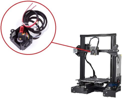 Ender 3 Neo Hotend Ender 3 V2 Neo Hotend مجمعة مع جوارب سيليكون وفوهات 0.4 مم لطابعة Ender 3 Neo وEnder 3 V2 Neo وEnder 3 Max Neo ثلاثية الأبعاد in Kuwait