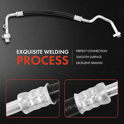 A-Premium A/C Discharge Line Hose Assembly Compatible with 2000-2004 Subaru Outback Legacy H4 2.5L, Compressor to Condenser in Saudi Arabia
