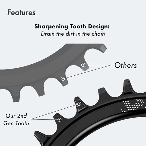DJC Direct Mount Chainring Round Oval for Shimano M6100 M7100 M8100 M8130 M9100 M9120 MT900 XTR SLX in Saudi Arabia