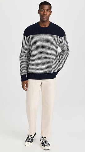 سترة Ernie Stripe Crew للرجال من rag &bone in Saudi Arabia