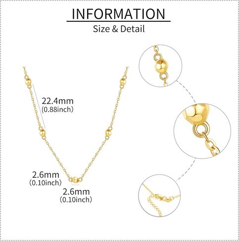 قلادة من الذهب الحقيقي عيار 14 قيراط/الأحجار الكريمة للنساء والفتيات in Kuwait