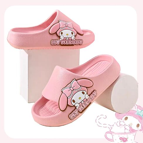 Soft Cloud Slides for Kids Open Toe Shower Slippers Comfy Lightweight Sandals Toddler Boys Girls Children Bathroom Pool Summer Beach Non-Slip Shoes White in Saudi Arabia