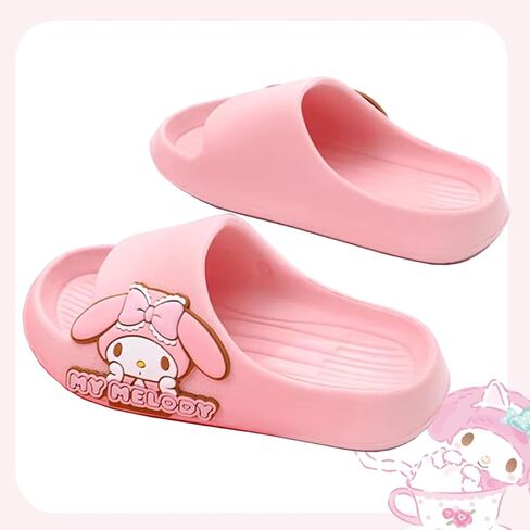 Soft Cloud Slides for Kids Open Toe Shower Slippers Comfy Lightweight Sandals Toddler Boys Girls Children Bathroom Pool Summer Beach Non-Slip Shoes White in Saudi Arabia