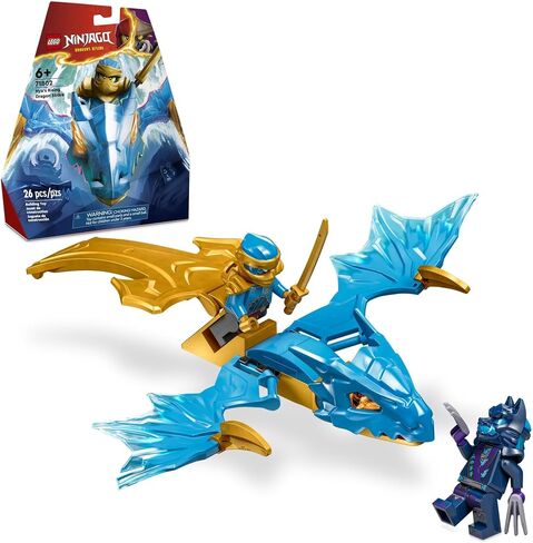 لعبة LEGO NINJAGO NYA's Rising Dragon Strike، مجموعة لعب شخصية النينجا مع شخصية NYA المصغرة، مجموعة معركة النينجا للأطفال، فكرة هدية للأولاد والبنات من عمر 6 سنوات فما فوق، 71802 in Saudi Arabia