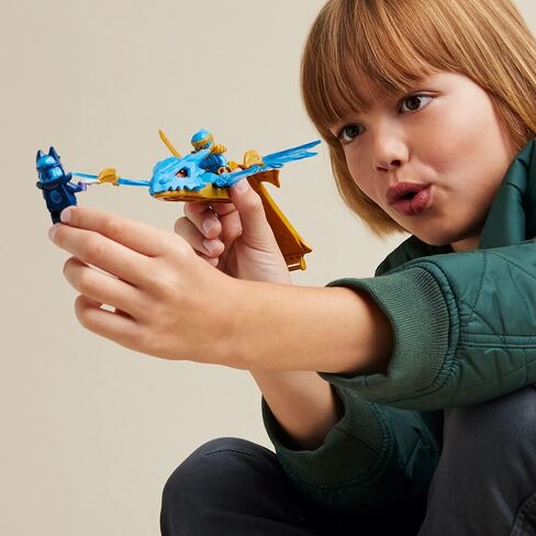 لعبة LEGO NINJAGO NYA's Rising Dragon Strike، مجموعة لعب شخصية النينجا مع شخصية NYA المصغرة، مجموعة معركة النينجا للأطفال، فكرة هدية للأولاد والبنات من عمر 6 سنوات فما فوق، 71802 in Saudi Arabia