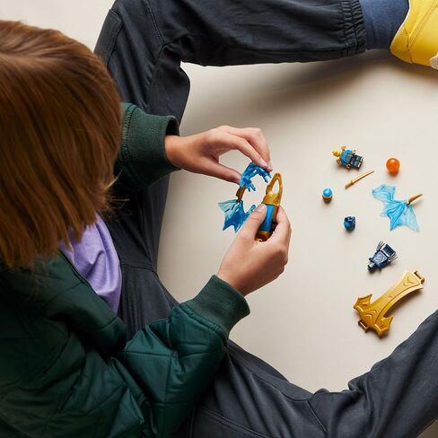 لعبة LEGO NINJAGO NYA's Rising Dragon Strike، مجموعة لعب شخصية النينجا مع شخصية NYA المصغرة، مجموعة معركة النينجا للأطفال، فكرة هدية للأولاد والبنات من عمر 6 سنوات فما فوق، 71802 in Saudi Arabia