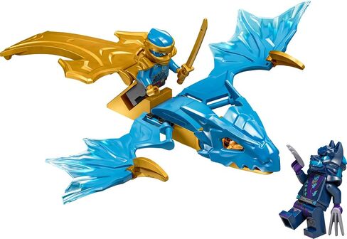 لعبة LEGO NINJAGO NYA's Rising Dragon Strike، مجموعة لعب شخصية النينجا مع شخصية NYA المصغرة، مجموعة معركة النينجا للأطفال، فكرة هدية للأولاد والبنات من عمر 6 سنوات فما فوق، 71802 in Saudi Arabia