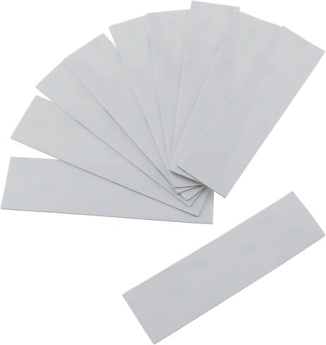 10PCS 15CM/5.9Inch Rectangular Cut Out Replacement Self Adhesive Strip White Double Sided Foam Adhesive Suitable for Fixing Wood Metal Glass and Paper in Saudi Arabia