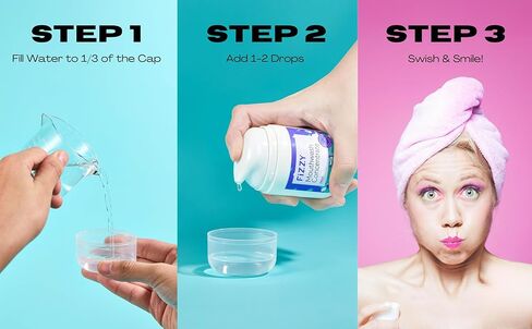 غسول الفم المركز بحجم مناسب للسفر | 20x مركز، يساوي 32 أونصة سائلة و70 استخدامًا | خالي من الكحول والفلورايد، للأطفال والكبار | إكسيليتول، زيت جوز الهند وزيت شجرة الشاي، الصبار | نعناع in Kuwait