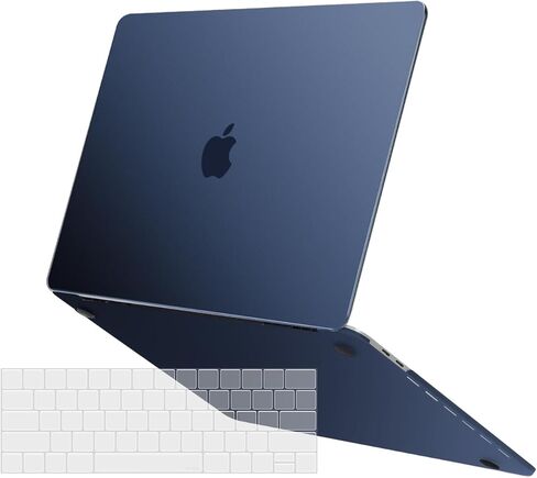 MOSISO Compatible with MacBook Pro 13 inch Case M2 2024-2016 A2338 M1 A2251 A2289 A2159 A1989 A1708 A1706, Ultra-Thin Natural Original Color Case Plastic Hard Shell&Keyboard Cover, Midnight Blue in Saudi Arabia