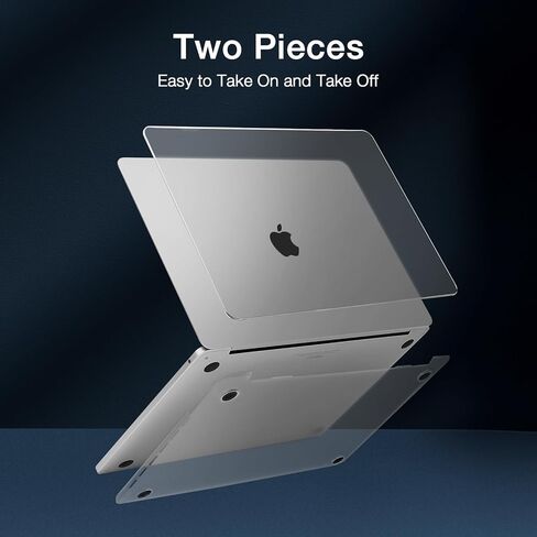 MOSISO Compatible with MacBook Pro 13 inch Case M2 2024-2016 A2338 M1 A2251 A2289 A2159 A1989 A1708 A1706, Ultra-Thin Natural Original Color Case Plastic Hard Shell&Keyboard Cover, Midnight Blue in Saudi Arabia