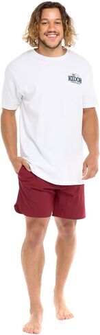 Eidon Young Men's Standard Mix Tape 15 Inch Length Boardshort Swim Trunk in Saudi Arabia