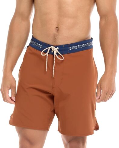 Eidon Young Men's Standard Mix Tape 15 Inch Length Boardshort Swim Trunk in Saudi Arabia