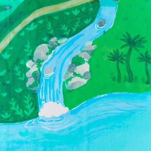 Sarah's Silks Mini Playmap | Jungle | 21" x 21" Silk in Kuwait