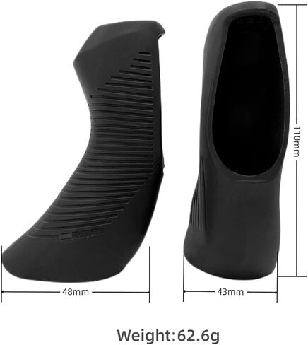 أغطية غطاء محرك السيارة لـ SRAM Rival AXS eTap 12S أغطية فرامل الطريق للدراجات من السيليكون، زوج واحد أسود in Kuwait