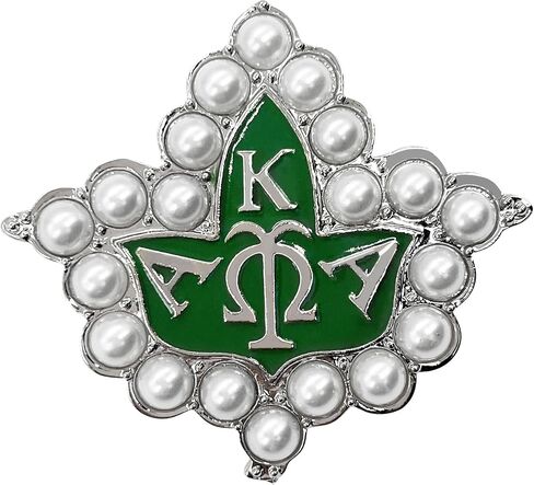AKA Sorority Gifts Brooch Pin Sorority Women Paraphernalia Pearl Brooch Pin Graduation Girl Gift in Saudi Arabia