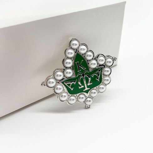 AKA Sorority Gifts Brooch Pin Sorority Women Paraphernalia Pearl Brooch Pin Graduation Girl Gift in Saudi Arabia