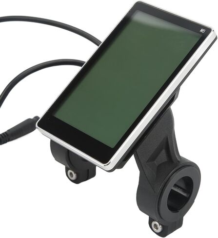 شاشة LCD للدراجة الكهربائية M5 E سكوتر متر الشاشة، 6 دبابيس دراجة كهربائية لوحة موصل مقاوم للماء، E سكوتر المقود شاشة عرض لمقبض 31.8 و 22.2 مم مادة ABS in Saudi Arabia
