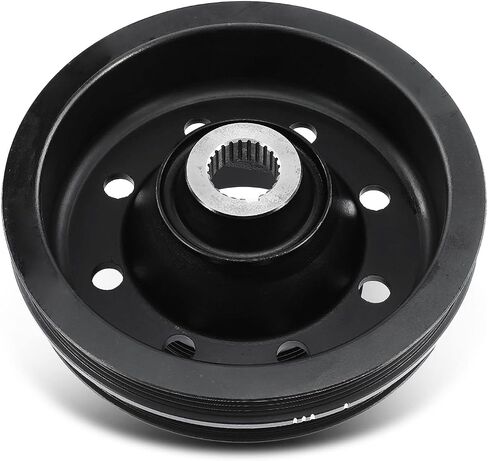 A-Premium Engine Harmonic Balancer Crankshaft Pulley - SOHC 4Cyl 1.6L - Compatible with Honda Civic 1996-2000, Civic del Sol 1996-1997, Replace# 13810P2K003 in Saudi Arabia