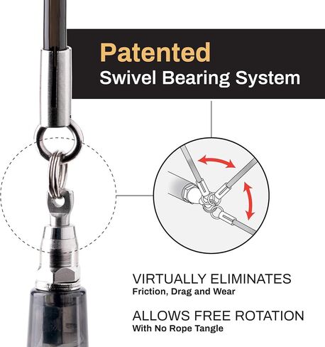 Buddy Lee Jump Ropes Rope Master Original Ball Bearing Jump Rope, 9" HD Plastic Handles. Perfect Jump Rope for Fitness, CrossFit Gym, Endurance Jumping, Cross Overs, Extreme Jumping in Saudi Arabia