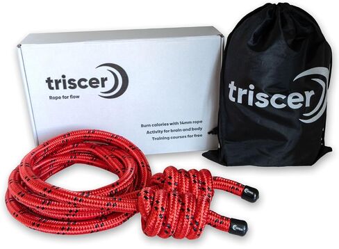 Flow Ropes with Training Courses included use as over 500g (1.1lb) Weighted Training Ropes for Working Out Fitness - Adjustable Length for everybody to use Exercise Ropes for Rope Flow Jump in Saudi Arabia