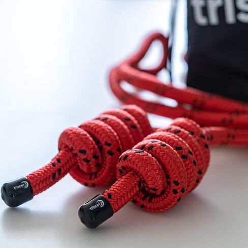 Flow Ropes with Training Courses included use as over 500g (1.1lb) Weighted Training Ropes for Working Out Fitness - Adjustable Length for everybody to use Exercise Ropes for Rope Flow Jump in Saudi Arabia