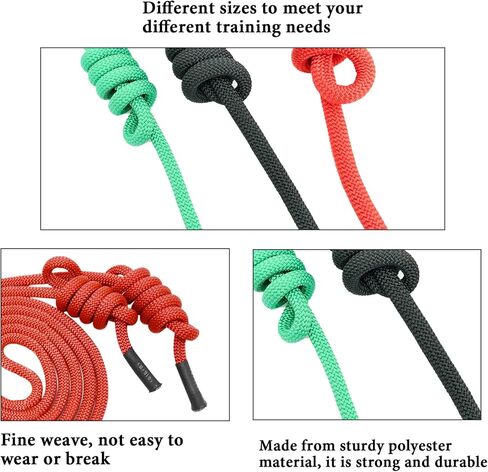 3 قطع من حبال التدفق الموزونة حبل التمرين المزدوج جديلة تدريب اللياقة البدنية حبال القفز بطول قابل للتعديل مع حقيبة تخزين للرجال والنساء حبال التمارين للمنزل وصالة الألعاب الرياضية الداخلية والخارجية بطول 9 أقدام in Kuwait