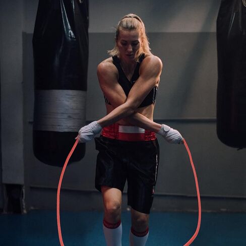 3 قطع من حبال التدفق الموزونة حبل التمرين المزدوج جديلة تدريب اللياقة البدنية حبال القفز بطول قابل للتعديل مع حقيبة تخزين للرجال والنساء حبال التمارين للمنزل وصالة الألعاب الرياضية الداخلية والخارجية بطول 9 أقدام in Kuwait