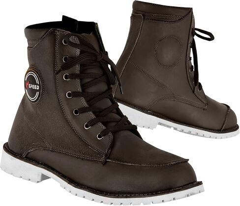 PROFIRST Motorcycle Riding Shoes for Men Motocross Power Sports Footwear Anti-Slip Protective Boots Causal for All Seasons Motorbike Protective Boots in Saudi Arabia