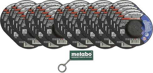 Metabo 616307000 4-1/2" x 1/4" A24R نوع 27 عجلات طحن مركزية مضغوطة 50 حزمة in Kuwait