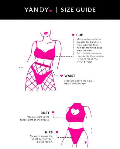 Yandy Elegant Caged In Bodysuit, Sheer Lace Bodice with Underwire Cups, Strappy Front and G String Cut Back in Kuwait