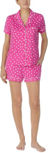 مجموعة Kate Spade New York بوكسر بأكمام قصيرة من PJ Set Springtime Dot MD in Saudi Arabia