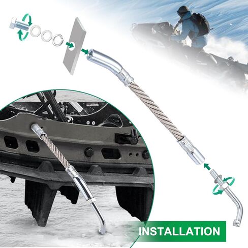 Ice Scratchers - مجموعة ملحقات كابلات Snowmobiles Ice Scratchers المتوافقة مع جميع أجهزة الهواتف المحمولة الثلجية المجهزة بالعتاد العكسي وغير العكسي بارتفاعات أعلى من 2-1/2 بوصة in Kuwait
