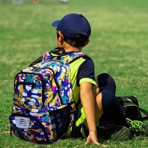 ZOEA Youth Soccer Bags - Boys Girls Backpack for Soccer, Basketball & Football & Volleyball with Ball Compartment in Kuwait