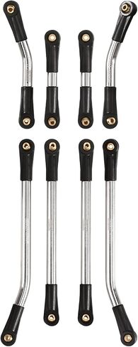 INJORA High Clearance 4 Links Set RC Upgrade for Axial SCX24 Deadbolt 90081 B17 1/24 Crawler Car, 8PCS(Black) in Saudi Arabia