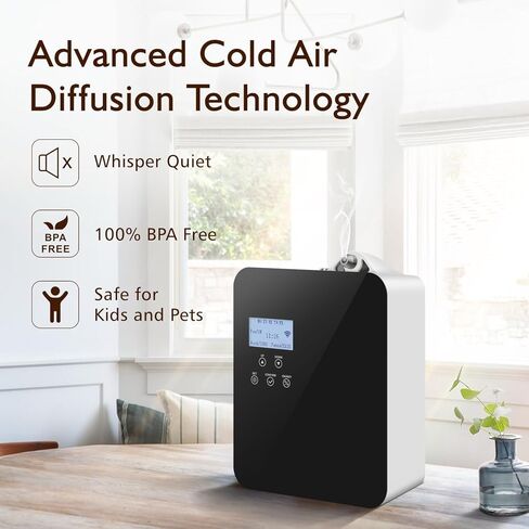Scent Air Machine for Home, OliveTech WiFi Smart Hotel Collection Diffuser, Waterless HVAC Scent Diffuser for Living Room, Office and More in Saudi Arabia