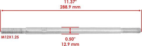 Caltric Tie Rod Set Compatible with Honda Rancher 420 TRX420 4x4 2014-2024 M12-1.25 in Saudi Arabia