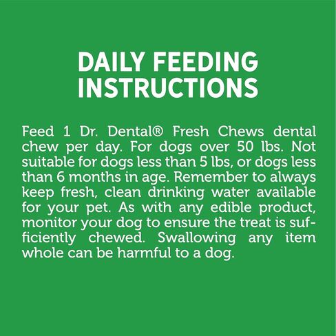 Medium Fresh Chews Dental Dog Treats, Clear, 16 OZ in Saudi Arabia