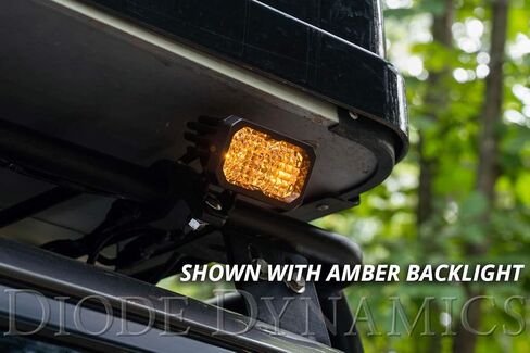 Diode Dynamics C2 1.0 SAE/DOT White Sport Standard LED Pod (pair), Combo w/Amber Backlight in Saudi Arabia
