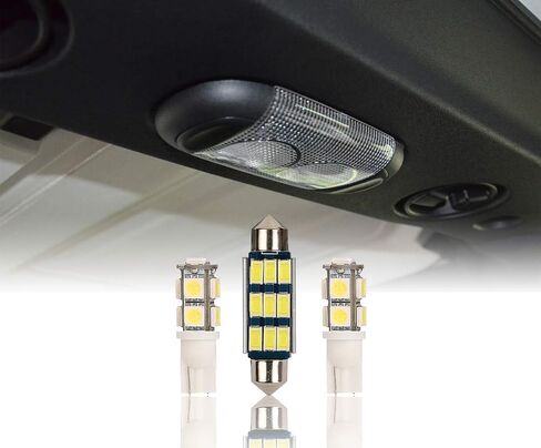 U-Box Wrangler Light Light Lights Bright White Idtern Dome Dome Resport Front & الخلفي أضواء القراءة العلوية لجيب JK Wrangler & Unlimited 2007-2018-3pcs in Saudi Arabia