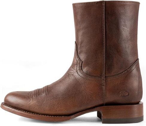 Men's Leather Cowboy Zip Boot with Leather Sole style 11200 in Saudi Arabia