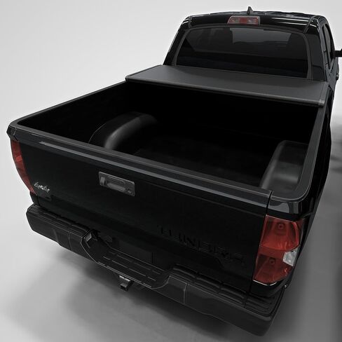 غطاء Tri-Fold Hard Tri-Fold Tonneau يتوافق مع 2022-2025 Toyota Tundra 5.6 قدم مع نظام السكك الحديدية (66.7 ") in Kuwait